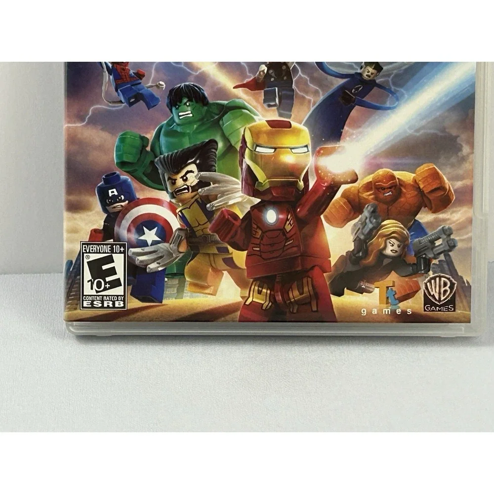 LEGO Marvel Super Heroes PS3 Game Complete CIB Disc Excellent Untested 2013